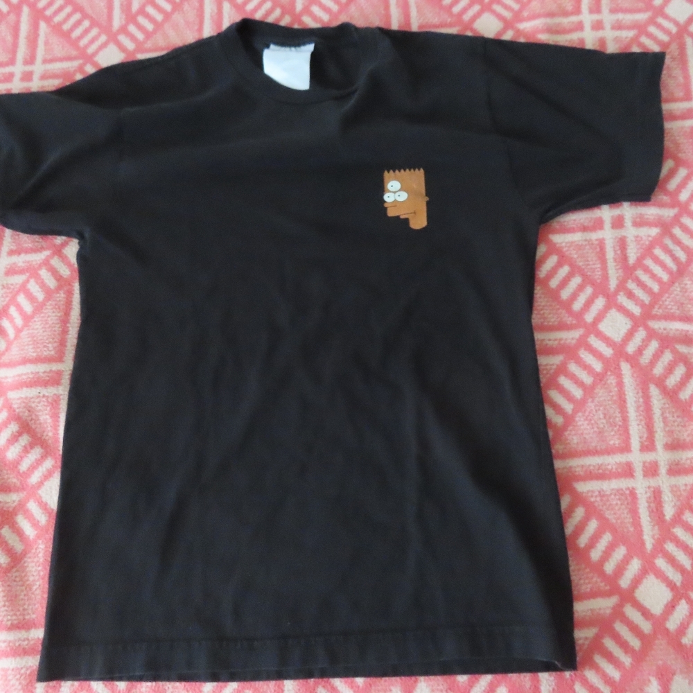 THE AKOMPLICES bart teetshirt sz S black
